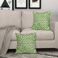 thumbnail image 3 of Fundas de almohada Aytipun con estampado de leopardo verde lima, 60 x 60 cm, juego de 2, 3 of 8