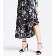 thumbnail image 3 of GUESS Women's Marciano Floral Print Skirt Gray Size 44, 3 of 3