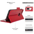 thumbnail image 3 of NAVOR - iPhone 7 Plus Detachable Magnetic Housing Wallet Case [RFID Protection] [Apple Logo Hole] [Vajio Series] - Red (IP7PVJRD), 3 of 7