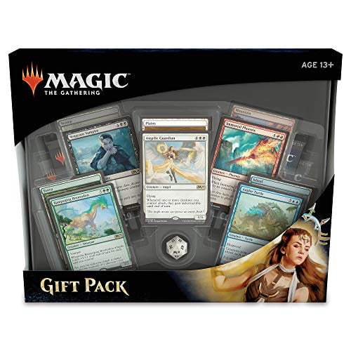 Magic: The Gathering Gift Pack 2018 | 4 Booster Packs | 5 Rare Creature Cards | 5 Foil Land Cards