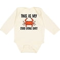 thumbnail image 3 of Inktastic This is My Crab Eating Shirt Boys or Girls Long Sleeve Baby Bodysuit, 3 of 5