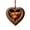Highland Cow, variant on Summercome Animal Christmas Ornament, Heart-Shape Forest Christmas Ornaments, 2D Forest Animal Decoration, Hanging Woodland Pendant for Xmas Tree, Hanging Ornament Home Party Decor, Polar Bear