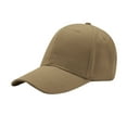 thumbnail image 2 of Prolriy Baseball Cap Mens and Womens Summer Fashion Casual Baseball Caps Cap Hats Trucker Hats Women Hats for Men Khaki, 2 of 3