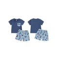 thumbnail image 2 of BemeyourBBs Toddler Baby Boy Girl Duck Outfit Short Sleeve Embroidery Mallard Duck Goose T-shirt Shorts Set Cute Infant Summer Clothes, 2 of 9