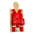 thumbnail image 1 of MERIGLARE Bretelles pour Enfants Nœud Ajustable pour Pantalons Tenue Formelle Fête Rouge, 1 of 9