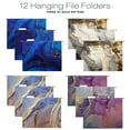 thumbnail image 4 of Global Printed Products Marble 1/3 Cut Hanging Folder, Multicolor, 4 of 7