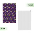 thumbnail image 2 of Kdxio Mardi Gras and Donuts Pattern Golf Towel (24" X 16") with Carabiner Clip - The Convenient Golf Cleaning Towel, 2 of 8