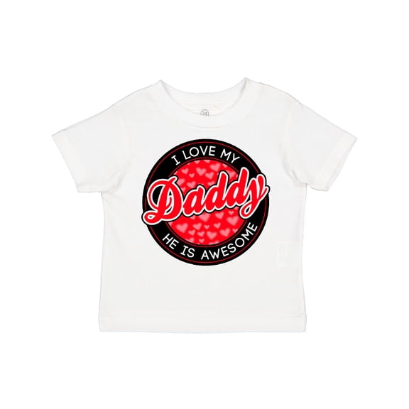 Inktastic I Love My Daddy Boys or Girls Toddler T-Shirt
