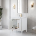 thumbnail image 5 of Vanity Art 30” Single Sink Bathroom Vanity Cabinet with Ceramic Countertop, 5 of 12