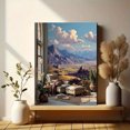 thumbnail image 6 of Wide Abstract Mountain Nature Canvas Print, Minimalist Landscape Art for Office Living Room Bedroom, 6 of 8