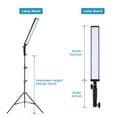 thumbnail image 2 of Lámpara de fotografía Andoer BH-20H Kit de luz LED para fotografía de mano con 1 * Luz LED / 1 * Adaptador de corriente / 1 * Control remoto / 1 * Soporte de luz de 2M / 1 * Bolsa de transporte / 3 * Andoer-2 Lámpara de fotografía, 2 of 7