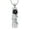 Silver+Black, variant on Rose Flower Urn Necklace for Ashes for Women Cremation Jewelry for Human Pet Memorial Locket Holder