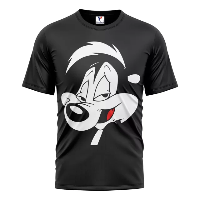 Playera Estilo Pepe Le Pew, 100% Algodón