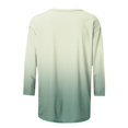 thumbnail image 5 of JGGSPWM Womens Ombre Long Sleeve Crewneck Pullover Casual Comfy Cotton Spring Fall Shirts Blouse Classic Fit Tops Beige XXL, 5 of 5
