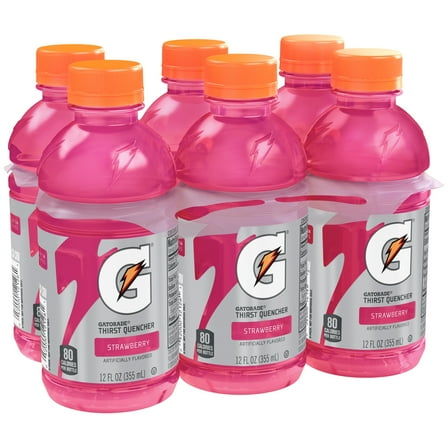 Gatorade® Thirst Quencher Strawberry Sports Drink 6-12 fl. oz. Bottles