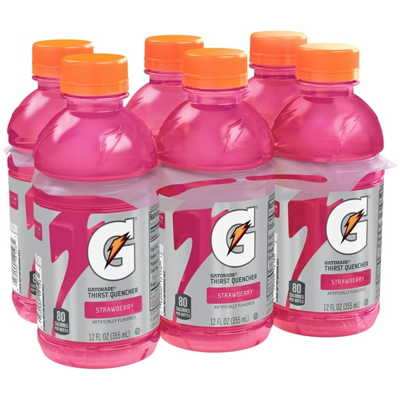 Gatorade® Thirst Quencher Strawberry Sports Drink 6-12 fl. oz. Bottles