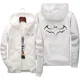 thumbnail image 4 of Chaqueta a prueba de viento con cremallera y estampado de murciélago para hombre y mujer, sudaderas con capucha, ropa de protección solar, abrigo deportivo informal de manga larga con capucha, Top fin, 4 of 5