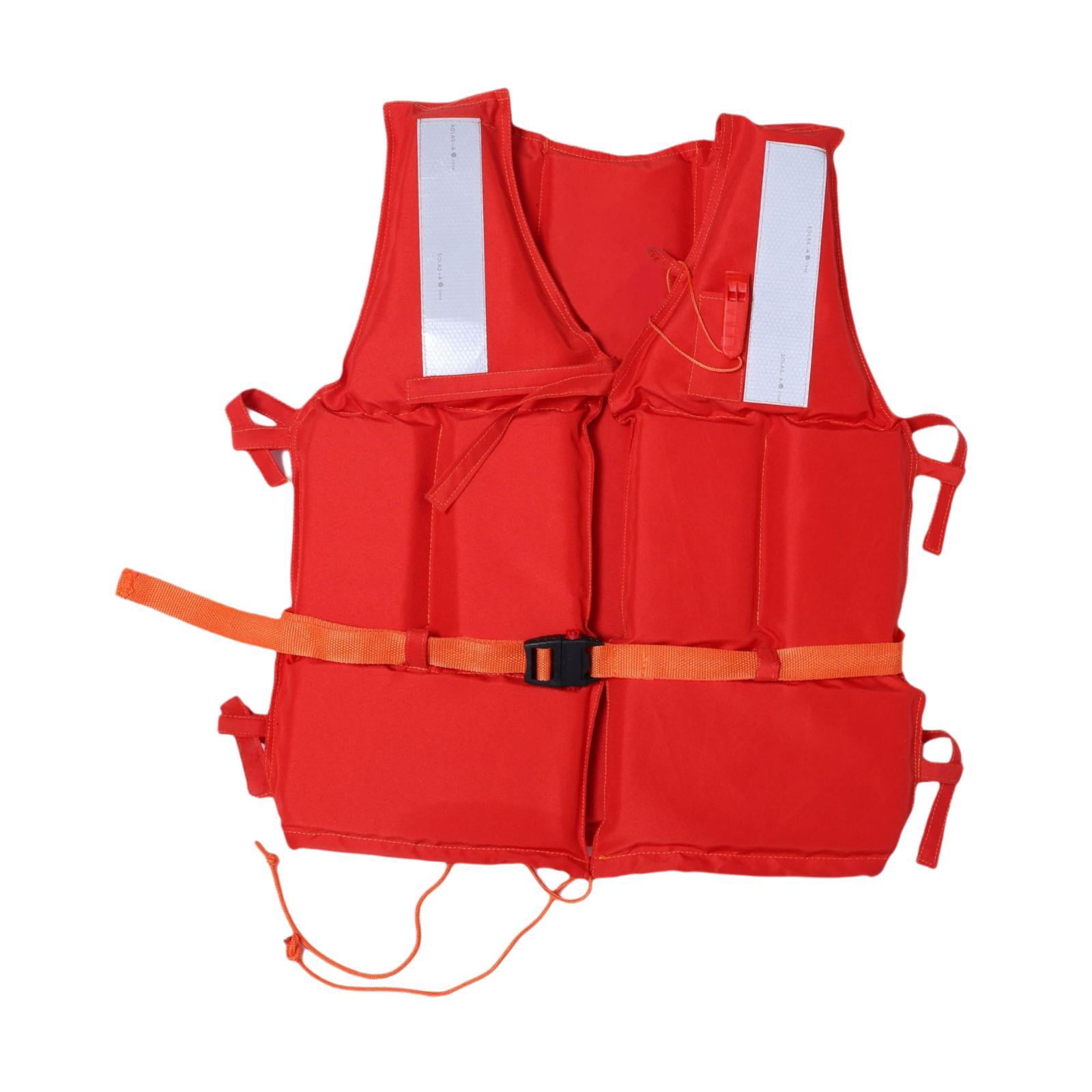 Marine Life Jacket Life Vest Buoyancy Vest Lightweight Oxford Cloth for Adult Watersports Boating Kayaking