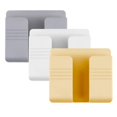 thumbnail image 2 of 2 soportes multifunción de pared para teléfono móvil, organizador de carga y control remoto, color dorado, 2 of 6