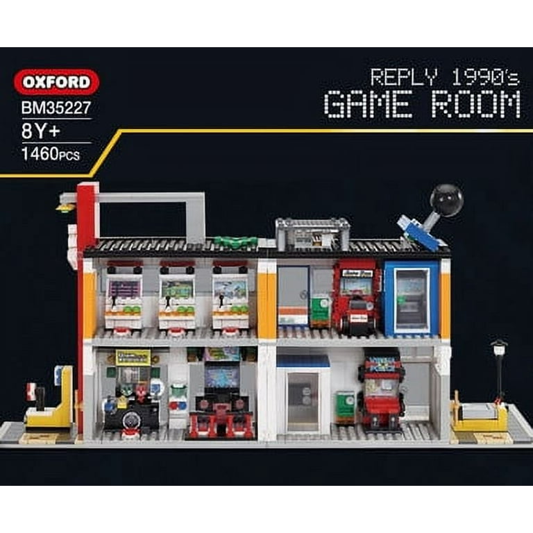 OXFORD 90s Game Store Building Blocks, Retro Two-Story