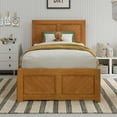 thumbnail image 2 of AFI Canyon Light Toffee Storage Platform Bed with Matching Footboard, Twin, 2 of 12