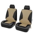 thumbnail image 2 of 9 Pieces Car Seat Covers, Universal Breathable Leather Seat Protector Full Set Automobile Interior Accessories for Car SUV Vehicle, 2 of 5