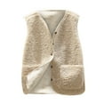 thumbnail image 1 of Veste Sans Manches Doublée Chaude pour Femmes Veste d'Extérieur d'Hiver Confortable pour Temps Froid, 1 of 2