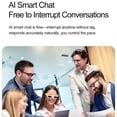 thumbnail image 5 of AI Smart Glasses with 8MP Camera, WiFi Transfer, IP66 Water Resistance, Voice Assistant, Photo and Video Recording, 5 of 23