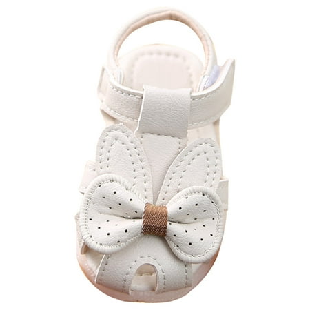 

NIUREDLTD Toddler Baby Girl Shoes Dew Toe Shoe Bag Head Sandals Girl Sandals Baby Covers Sandals For 0 To 2 Years Size 16