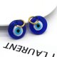thumbnail image 3 of Pendientes de ojo azul turco de cristal de moda europea y americana pendientes de ojo de diablo simples con personalidad pendiente de mujer Sincero Electrónica, 3 of 5