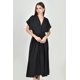 thumbnail image 5 of Vestido midi escote en V Roman Fashion /Juvenil, 140 (Negro) negro G, 5 of 5