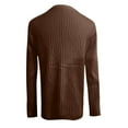 thumbnail image 4 of Wutalume Cardigan Sweaters for Women Soft Lightweight Loungewear Breathable Loose Fit Long Sleeve Travel Top, Open Front Layer for Comfort,Coffee XL, 4 of 5