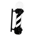 thumbnail image 3 of Barber Pole Light Salon Light Diseño retro Salón colgante de pared resistente en y negro, 3 of 8