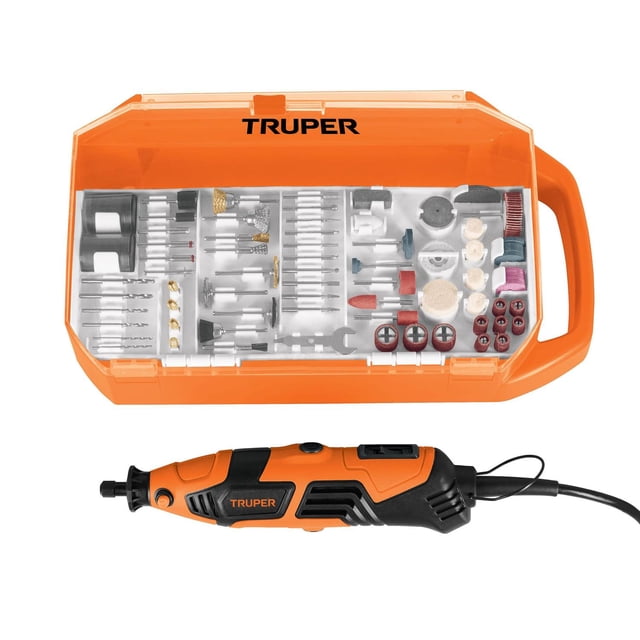 Herramienta rotativa profesional Truper MOTO-A2K 150 W con 201 accesorios