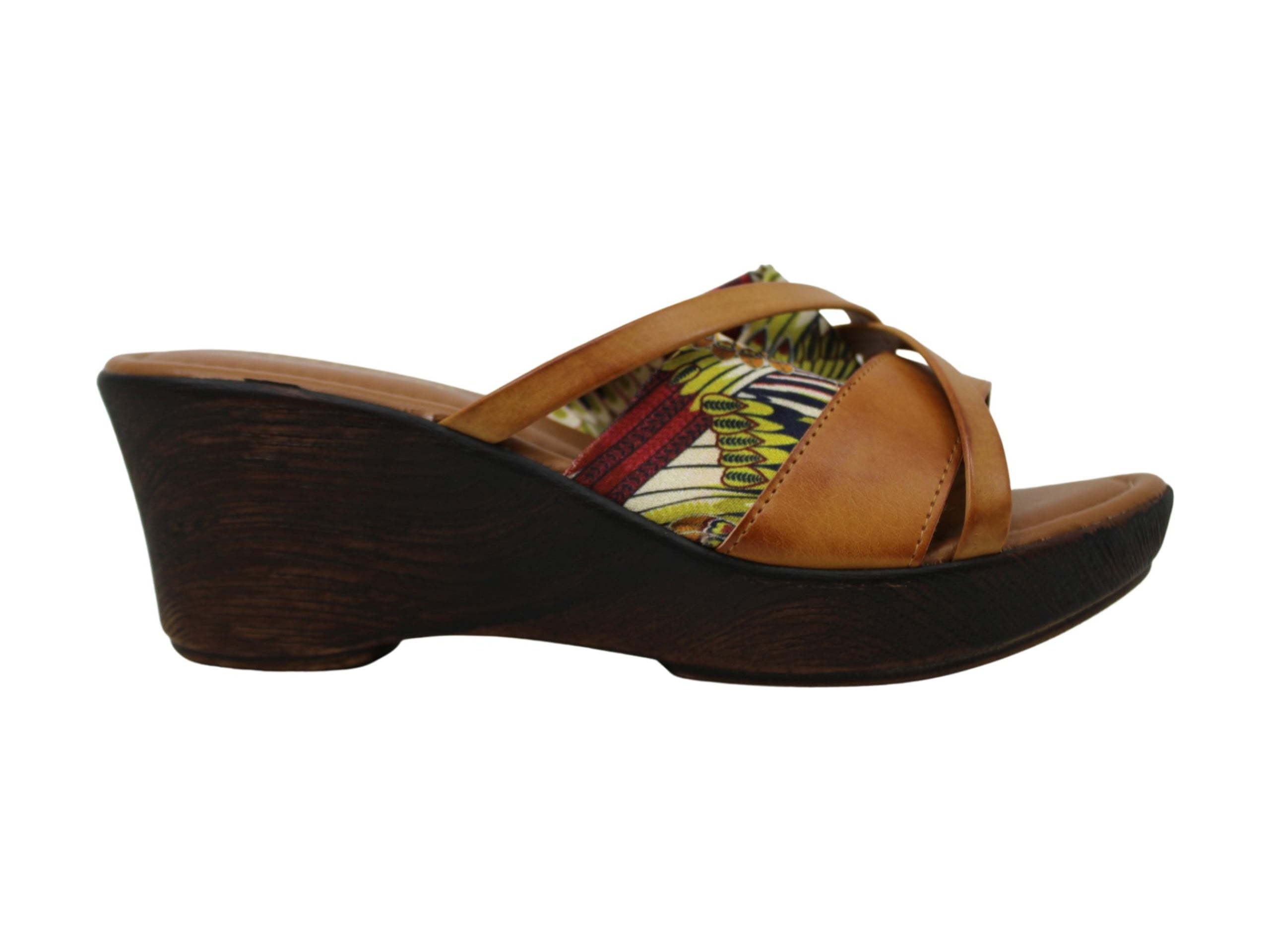 US Bronze-Multi Easy Street Lucette Womens Sandal 6.5 B M