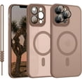 thumbnail image 1 of UTAH-iPhone 11 Pro Case Compatible with MagSafe, Phone Case iPhone 11 Pro Magnetic Slim Thin Translucent Matte Back Shockproof Anti-Yellow Protective Cover Case for iPhone 11 Pro Brown, 1 of 4