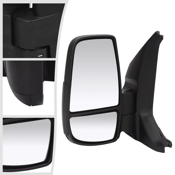 Left Side Mirror Door Mirror Left Driver Side Mirror for 2014-2022 Ford Transit 150 250 350 350 HD