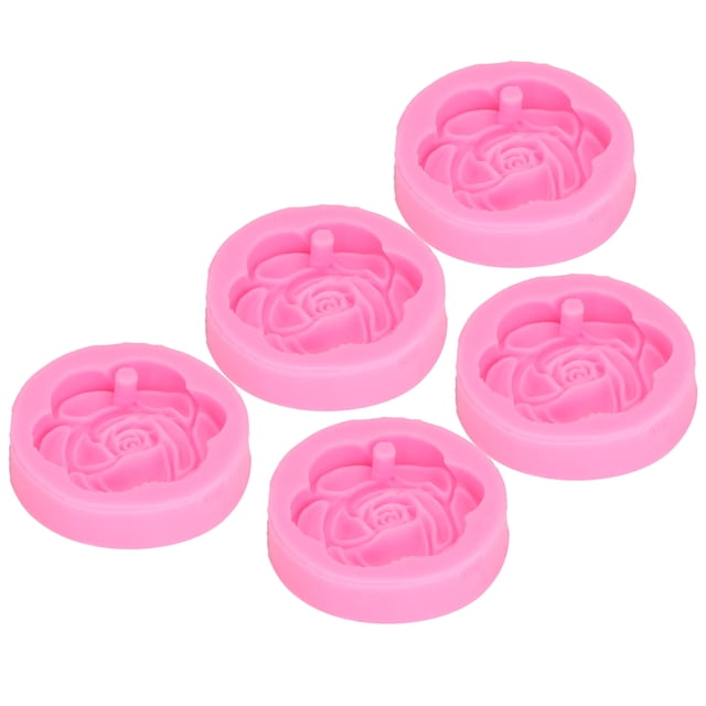 Molde para manualidades, 5 piezas de moldes de silicona, moldes flexibles de resina epoxi, molde de resina, estética elegante
