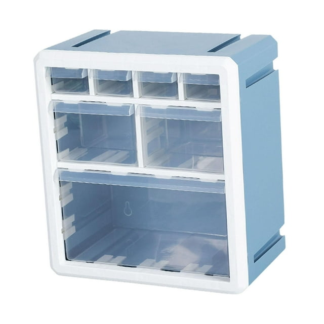 Mini organizador de cajones para maquillaje, juguetes y joyas. 7 celosías