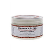 Coconut & Papaya Infused Shea Butter Polishing & Renewing by Nubian Heritage for Unisex - 4 oz Moisturizer