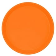 Cambro 1300222 13" Round Orange Pizzazz Customizable Fiberglass Camtray - 12/Case