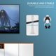 thumbnail image 2 of Compatible con PS5 Pro/Slim/Consola Soporte de pared con gancho de almacenamiento y colgador para auriculares y mandos para PlayStation 5 Organización de accesorios para consolas, 2 of 9