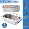 thumbnail image 2 of 2 Pack Steam Table Pan with Lids, 1/3 Size 4 Inch Deep, 2 of 5