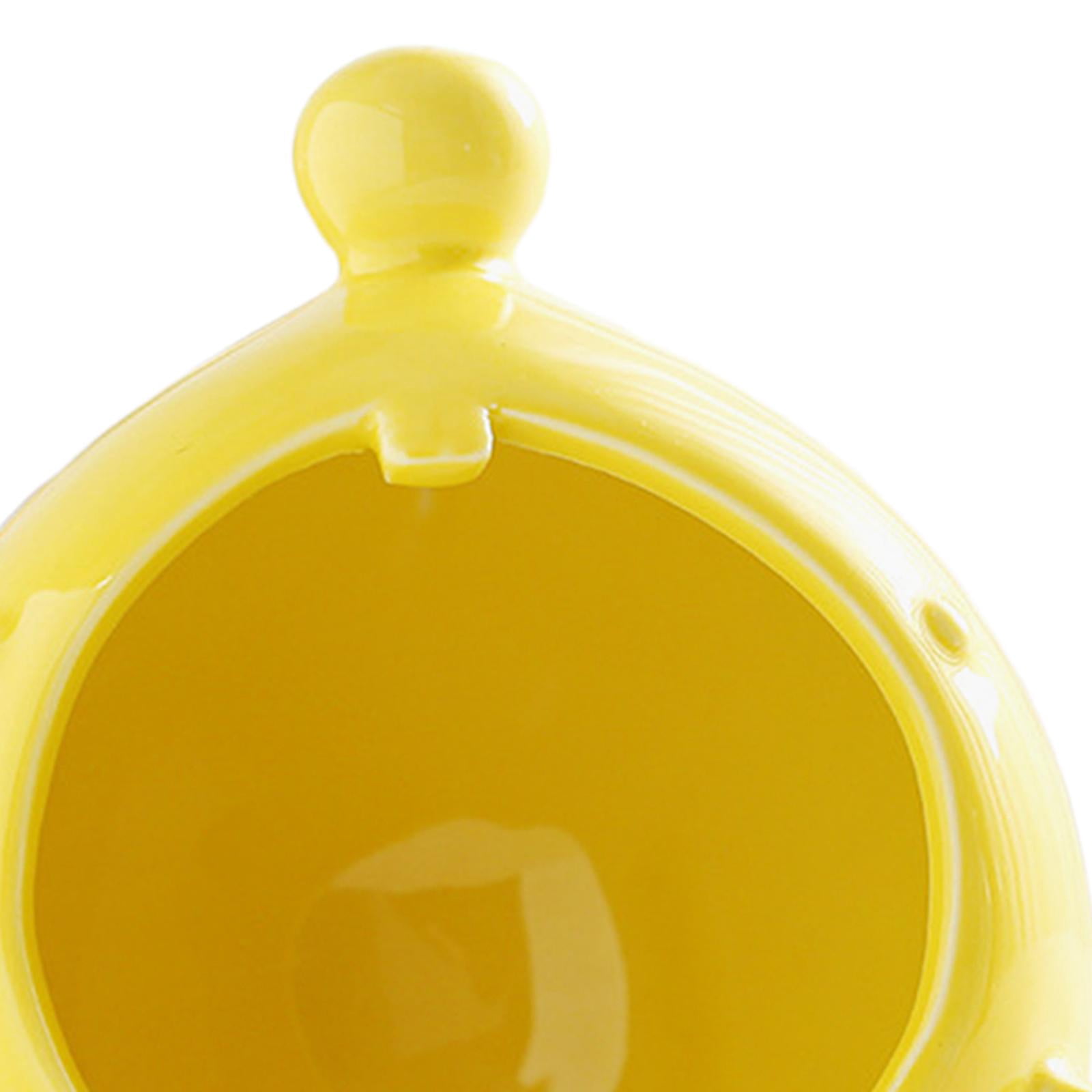 Gazechimp Hamster Hideout House Small Hut Hideaway House for Hedgehog Hamster Lemmings Yellow