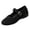 Black, variant on Women's Mary Jane Flats with Strap,Round Toe Mesh Fabric Ballet Flat Shoes Shallow Toe Elegant Solid Color Casual Shoes