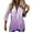 Purple, variant on Lindreshi Cardigan for Women Women Casual Printed Long Sleeve Turn-down Collar Cardigan Blouse Tops