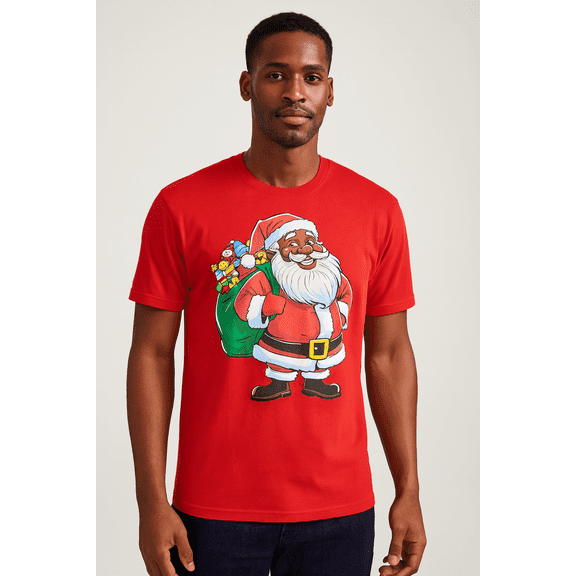 Christmas Men's and Big Men's Santa's Arrival Graphic Tee from Holiday Time, Sizes S-3XL