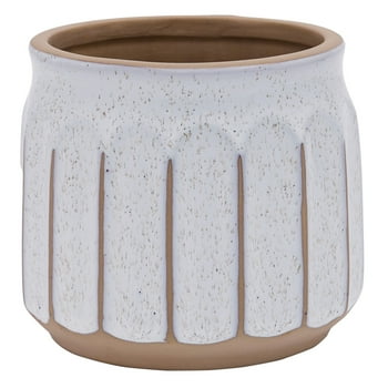 Better Homes & Gardens Pottery 6" Savona Round Ceramic er, White