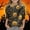Yellow, variant on Xdegoge Girls Halloween Shirts Print Long Sleeve Watercolor Graphic Tees Crewneck Fall Casual Pullover Holiday Festival Clothes