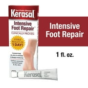 Kerasal Intensive Foot Repair, Skin Healing Ointment for Cracked Heels and Dry Feet, 1 Oz